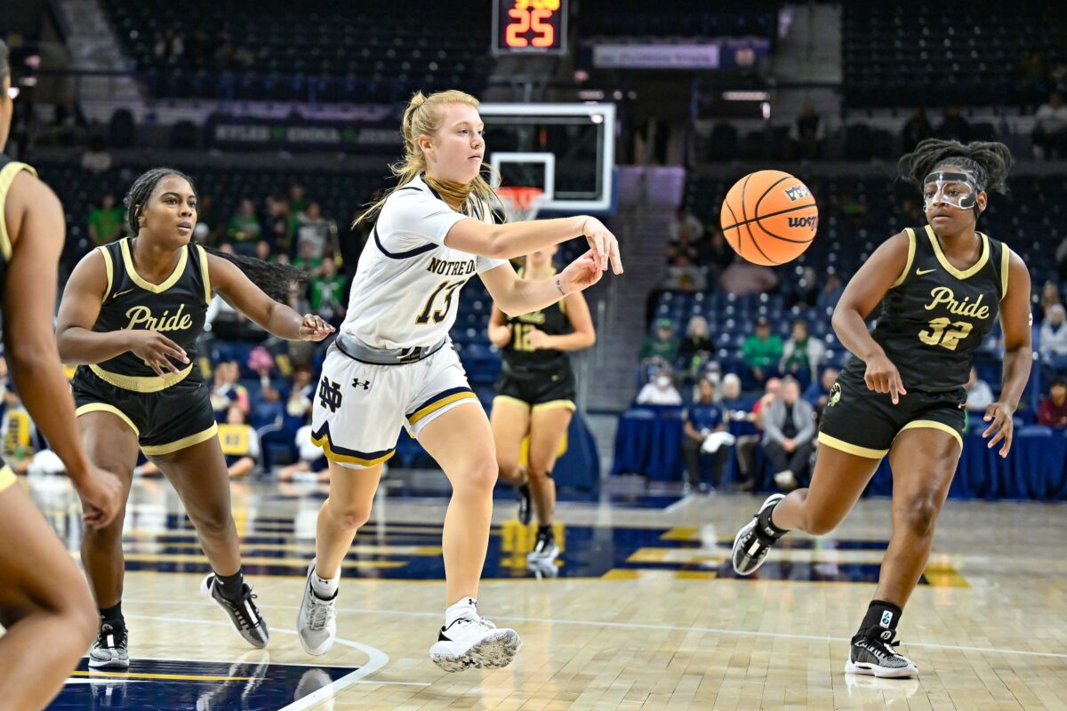 Photos from Notre Dame’s exhibition win over Purdue Northwest