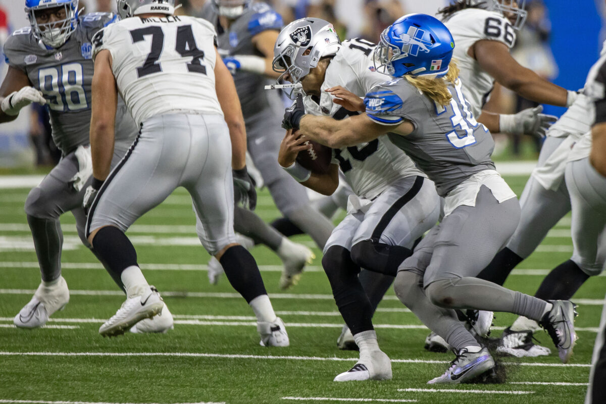 Lions defense had the best pass rush game of any NFL team in the last five years