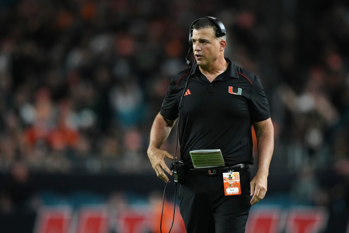 Mario Cristobal had the most baffling answer for why Miami didn’t kneel at the end of its stunning loss to Georgia Tech