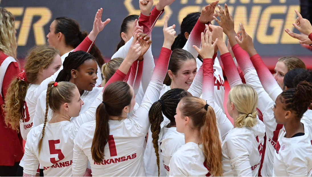 Arkansas volleyball ranked Top 10 for first time in program history