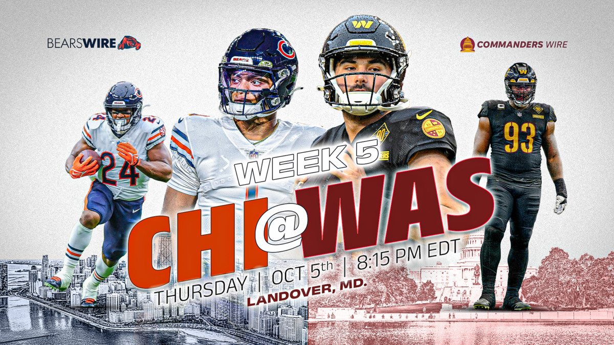 How to watch Commanders vs. Bears: Time, TV and streaming options for Week 5