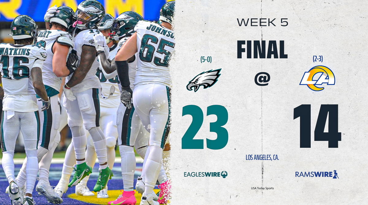 Takeaways and observations from Eagles 23-14 win over Rams in Week 5