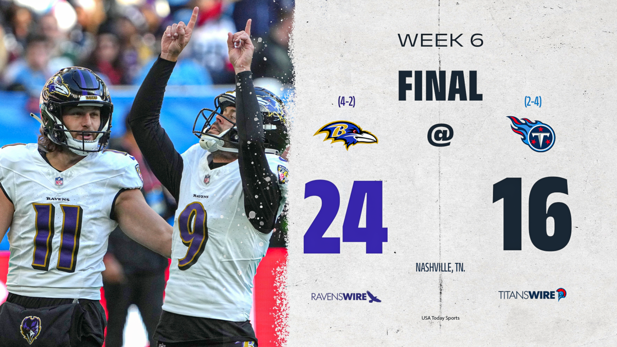NFL Week 6 Sunday final scores