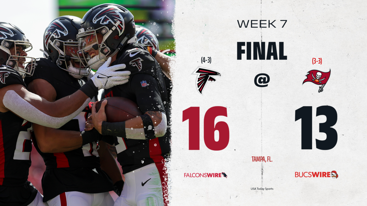 Bucs fall short against the Falcons 16-13, lose NFC South lead