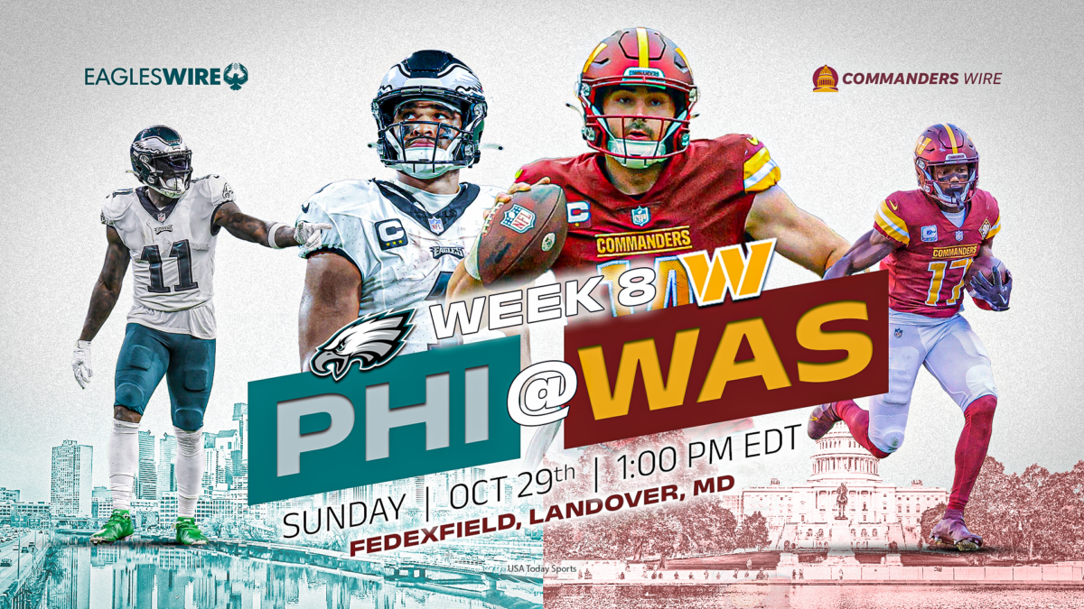 How to watch Commanders vs. Eagles: Time, TV and streaming options for Week 8
