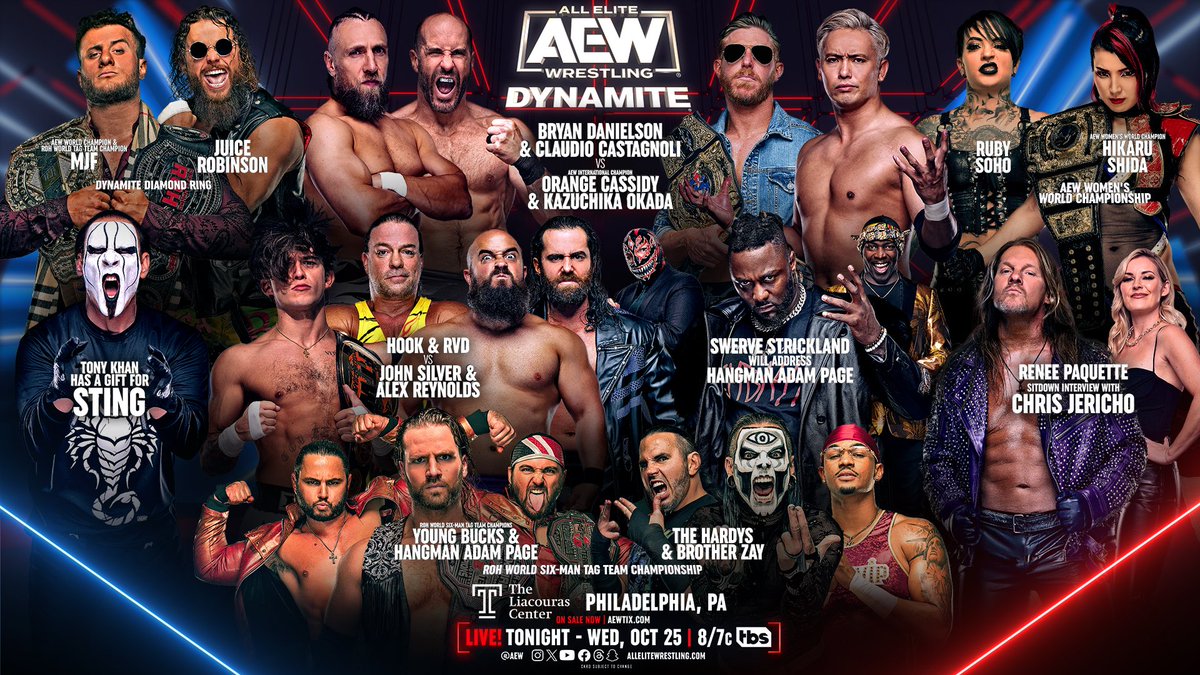 AEW Dynamite preview 10/25/23: Okada, RVD and the Diamond Ring battle in Philly