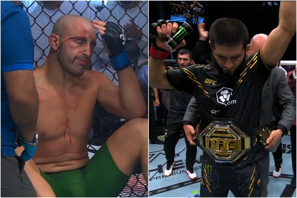 Social media reacts to Islam Makhachev’s KO of Alexander Volkanovski to defend title in UFC 294 rematch