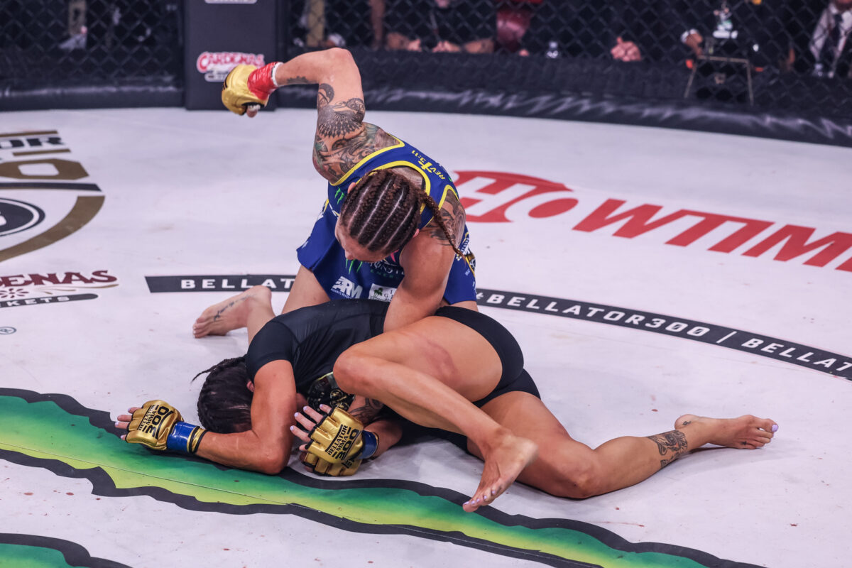 Bellator 300 video: Cris Cyborg dominates, TKOs Cat Zingano in first round to retain title