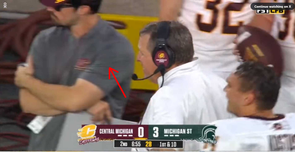 Was that Connor Stalions on the CMU sidelines? The latest Michigan sign-stealing conspiracy theory, explained