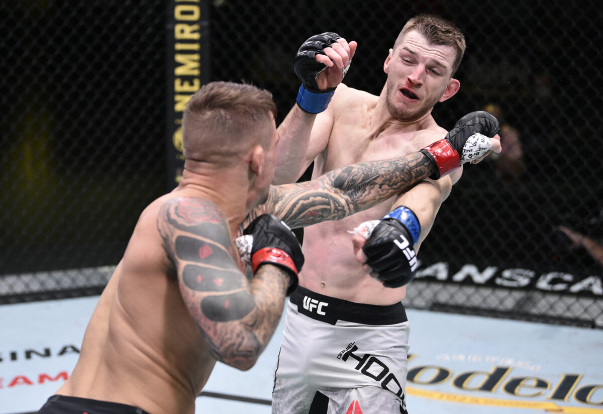 UFC’s Dan Hooker grateful for ‘humble pie’ he received from Dustin Poirier in 2020