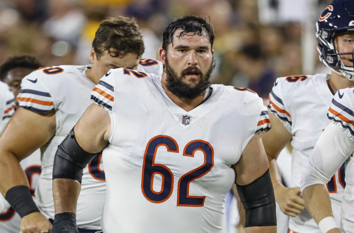 Bears C Lucas Patrick now questionable for Sunday’s game vs. Chargers