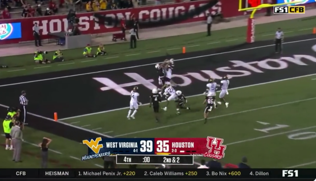 Houston beat West Virginia on a walk-off Hail Mary TD in what could be the wildest finish of the week