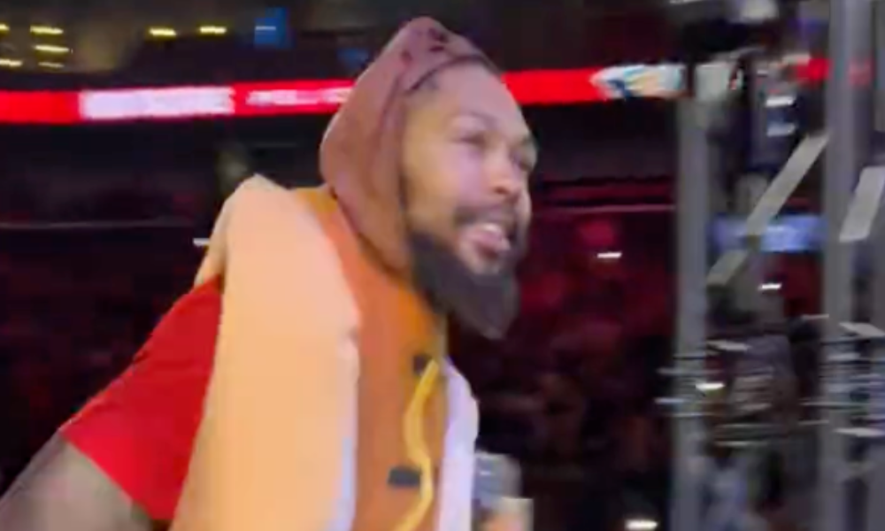 Brandon Ingram wore the silliest hot dog costume during open practice for the Pelicans