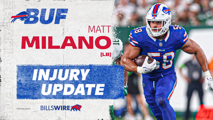 Bills place Matt Milano, DaQuan Jones on injured reserve