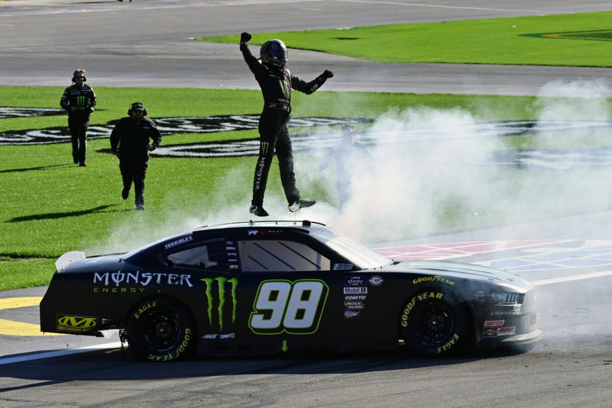 Herbst finally gets emotional first Xfinity win at home in Las Vegas