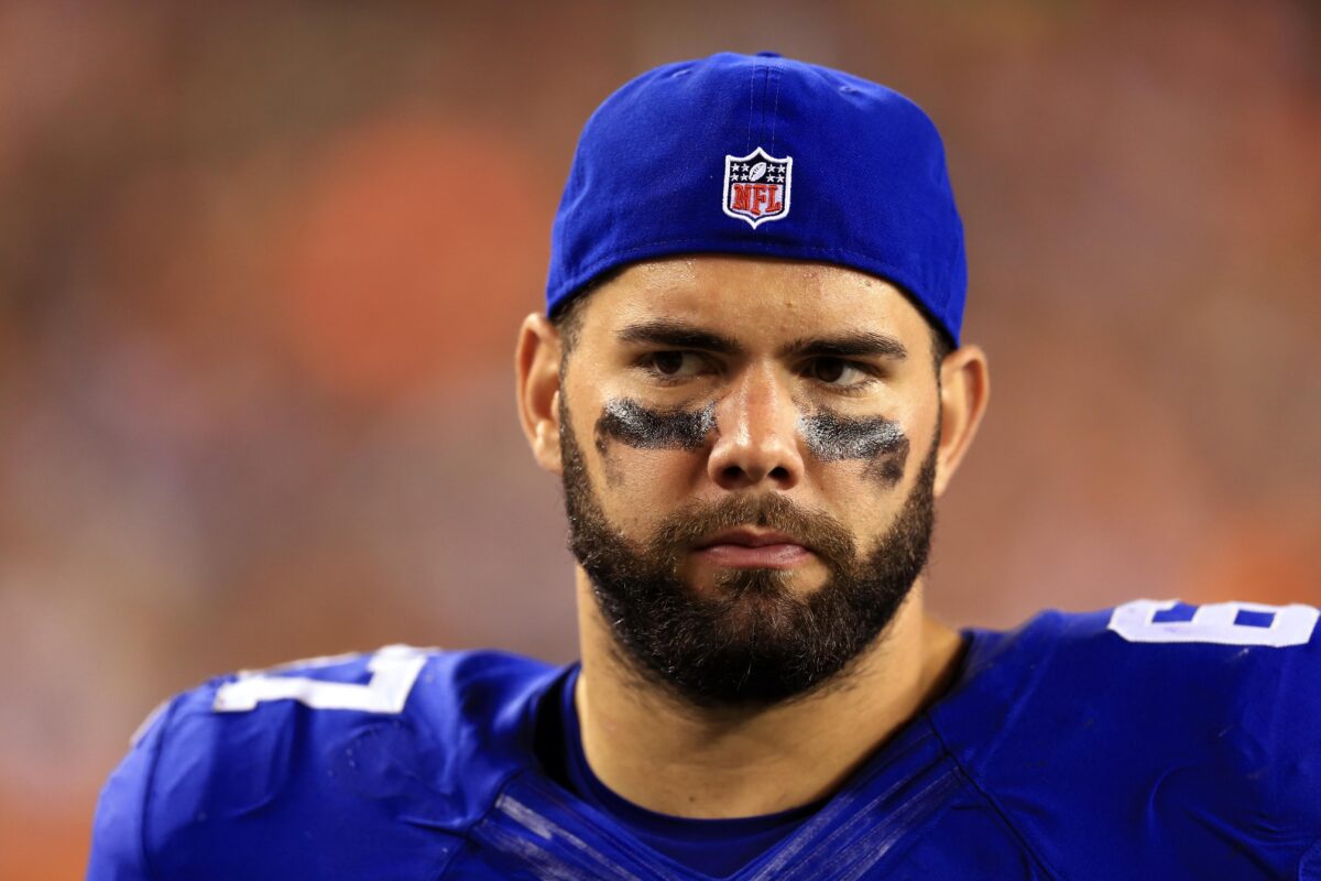 Giants sign Justin Pugh to 53-man roster, waive Lawrence Cager