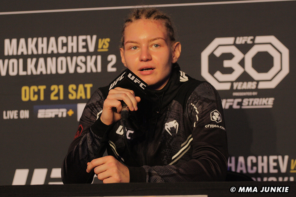 Viktoriia Dudakova talks a trying UFC 294 and an opportunity to take a break to recover