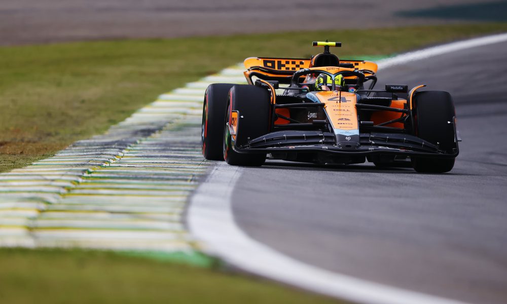 Norris tops Sprint Shootout after bizarre Ocon and Alonso clash
