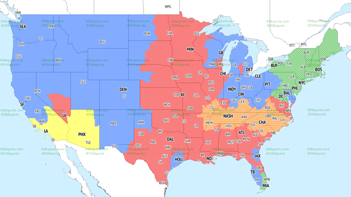 Falcons vs. Saints: TV broadcast map for Week 12