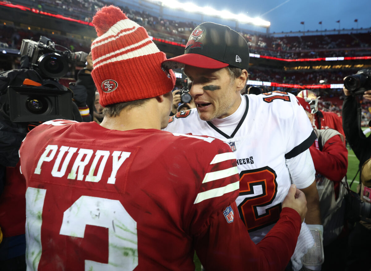 Colin Cowherd targets 49ers QB Brock Purdy with backwards hat thing