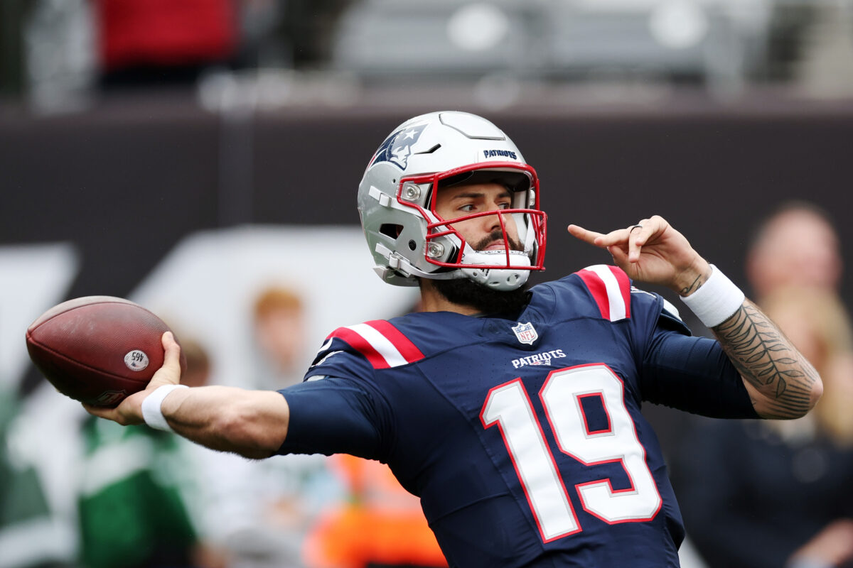 Recent Bill Belichick comments might have eliminated one Patriots QB as Week 12 starter