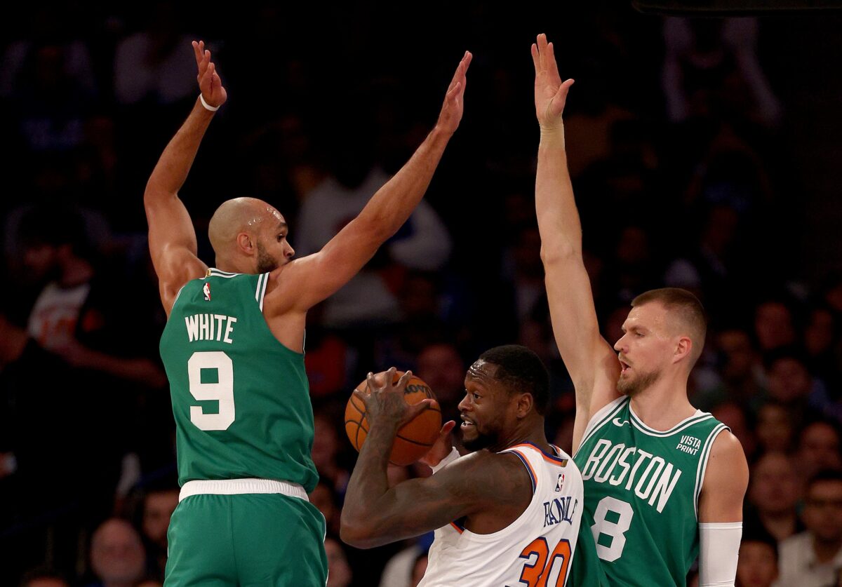 Celtics’ Derrick White, Neemias Queta OUT vs. T-Wolves; Kristaps Porzingis, Oshae Brissett questionable