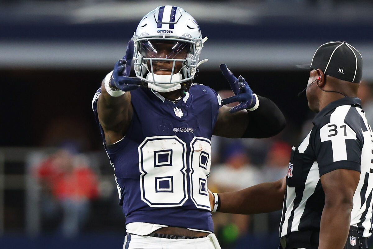 Watch: CeeDee Lamb gets Cowboys on board with his legs