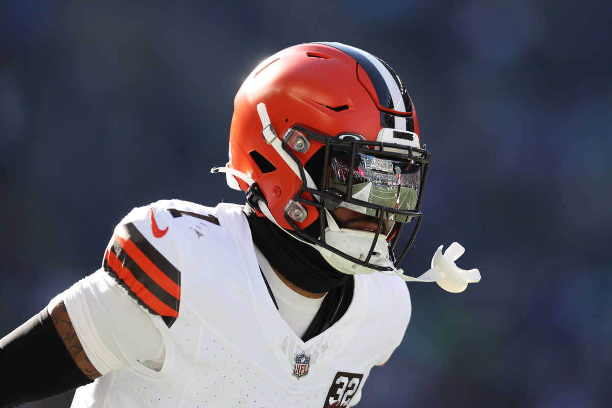 Juan Thornhill, Marquise Goodwin headline Browns’ inactives vs. Steelers