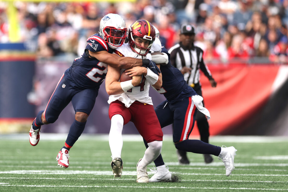 Studs and duds in Patriots’ pitiful 20-17 loss to Commanders