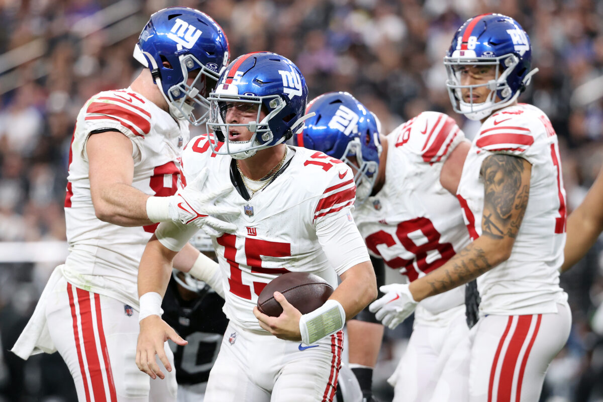 Giants-Raiders Week 9: Offense, defense and special teams snap counts
