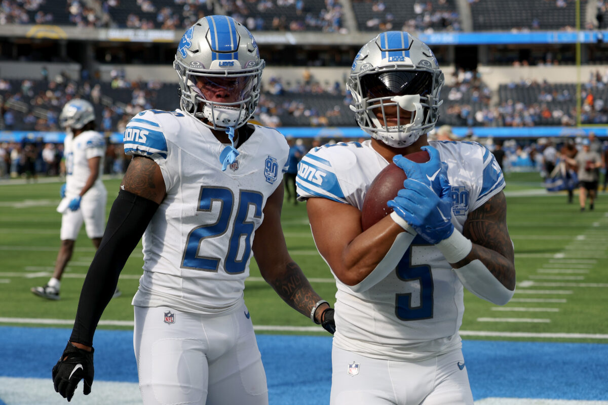 Lions RB duo achieved a feat not done in Detroit in 87 years