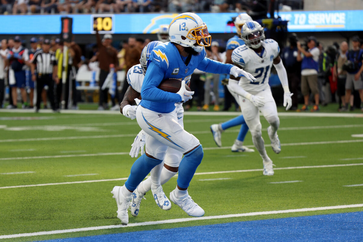 Highlight: Keenan Allen’s touchdown gives Chargers offense life vs. Lions