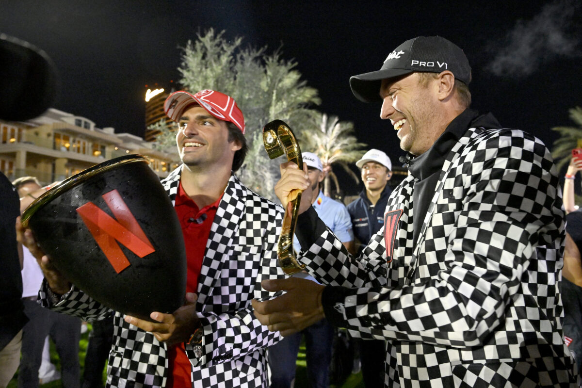 Carlos Sainz and Justin Thomas win Netflix Cup golf tournament