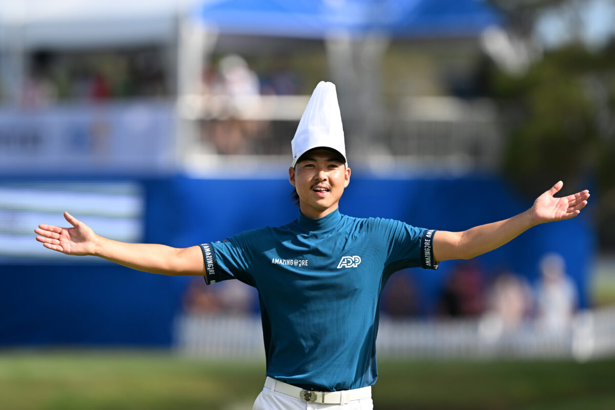 Why Min Woo Lee rocked a chef hat to celebrate his 2023 Australian PGA Championship victory before he even won