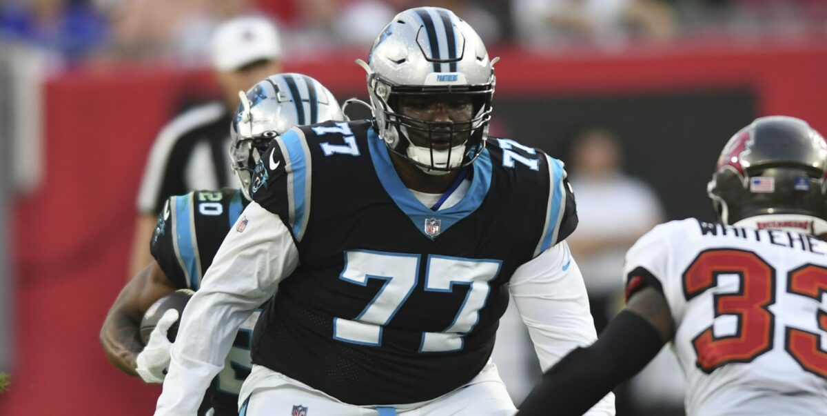 Panthers sign Deonte Brown back to practice squad, release Jake Luton
