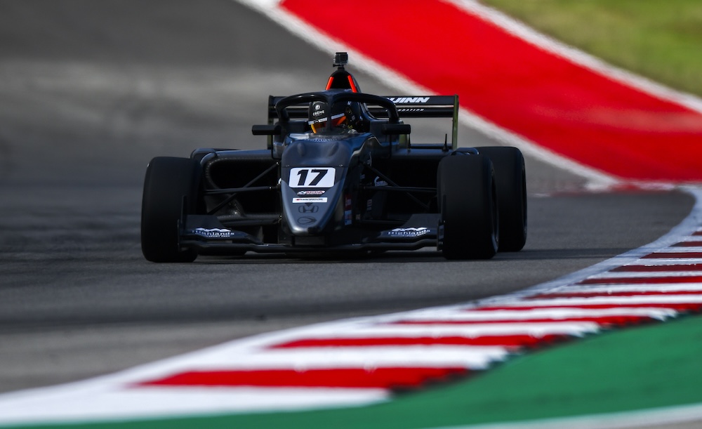 Hedge, Sherlock on pole for opening races of COTA FR Americas, F4 US finales