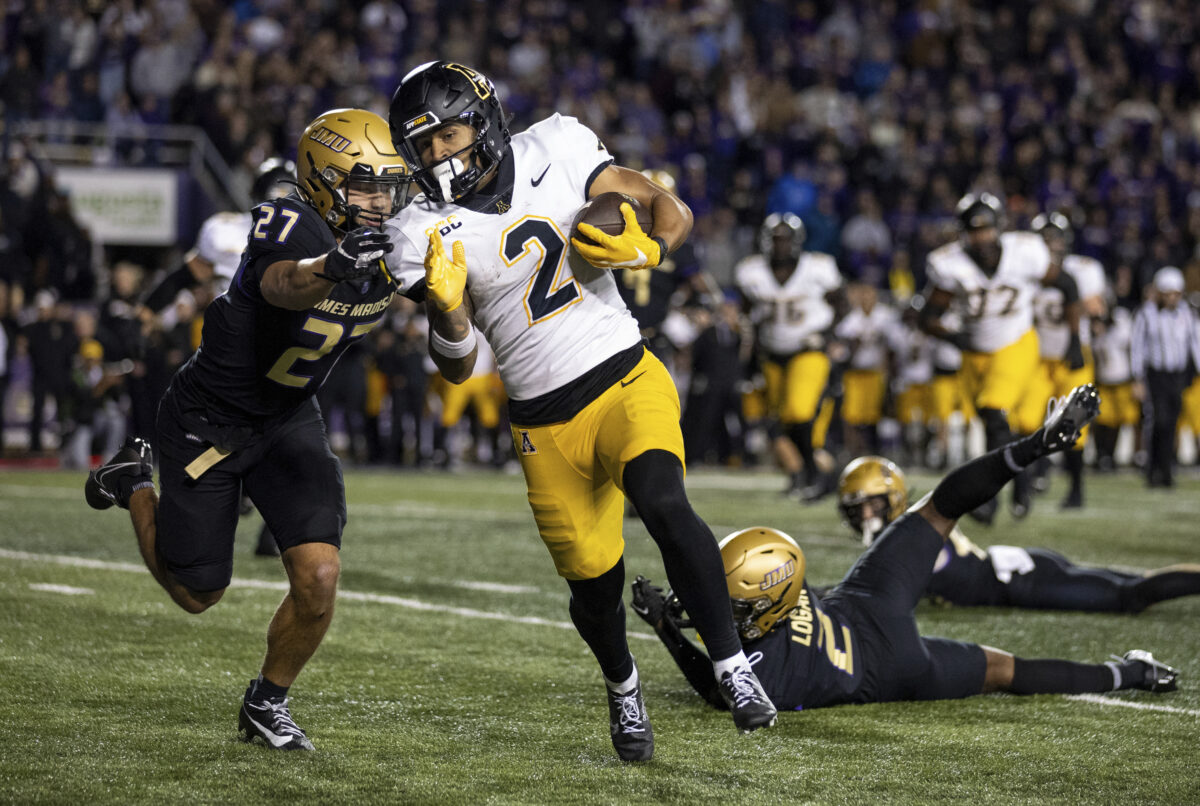App State trolled James Madison’s bowl ineligibility after upsetting the unbeaten Dukes