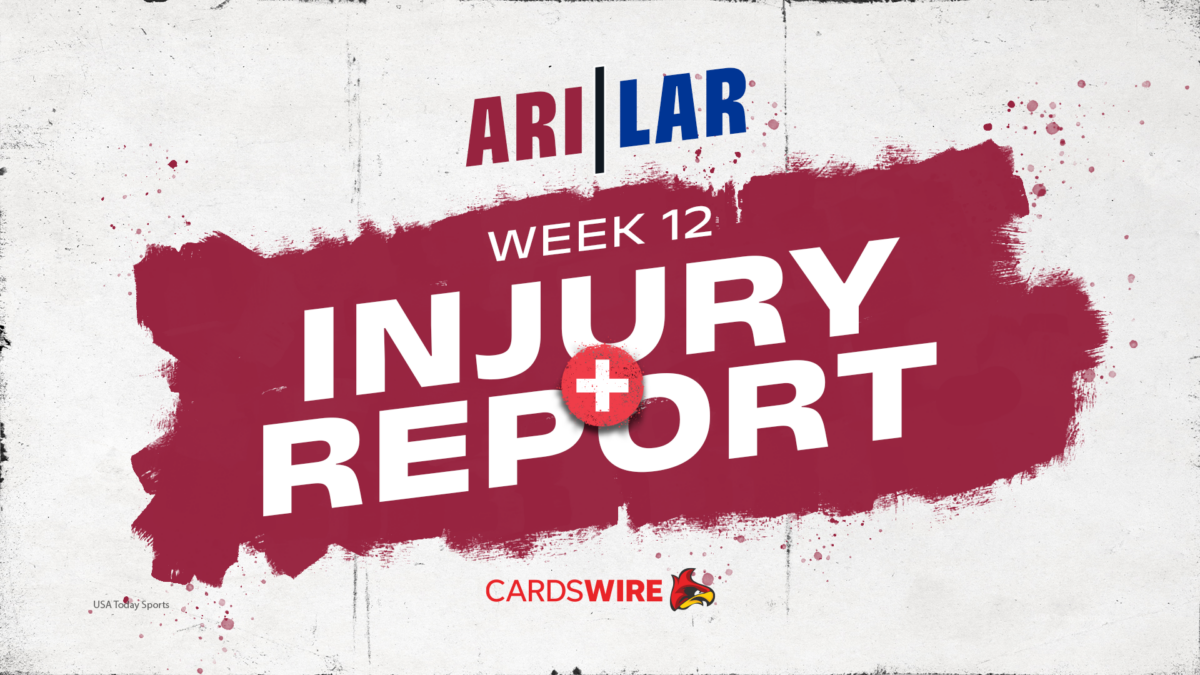 Cardinals injury report: Michael Wilson out, Hollywood Brown questionable