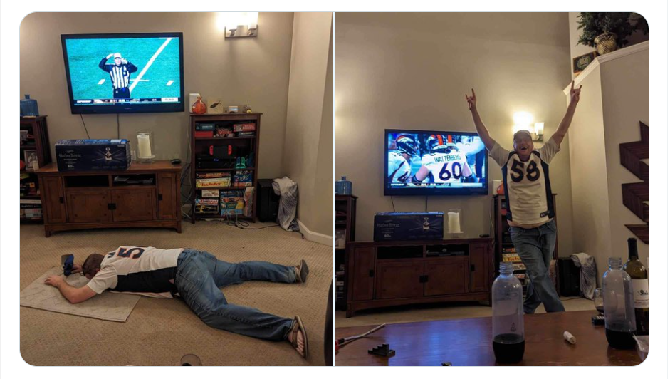 Broncos fan shares perfect reaction to ‘tale of two kicks’ after crazy ‘Monday Night Football’ ending