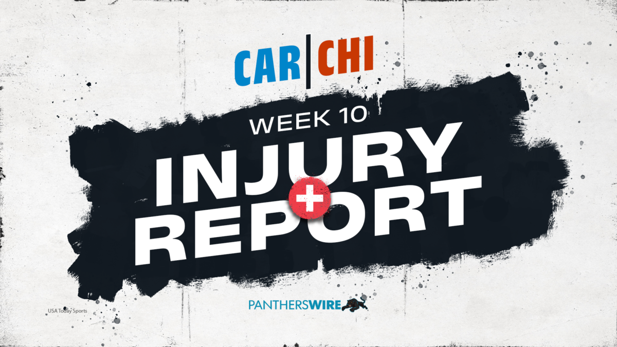 Panthers Week 10 injury report: 4 players ruled out vs. Bears