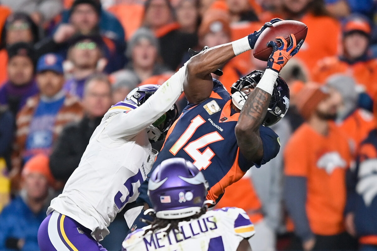 12 photos from the Broncos’ 21-20 win over the Vikings