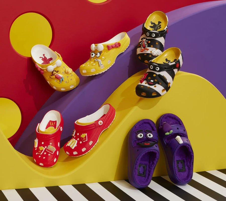 The McDonald’s-inspired Hamburglar, Birdie and Grimace shoes Crocs just released are the creepiest things ever