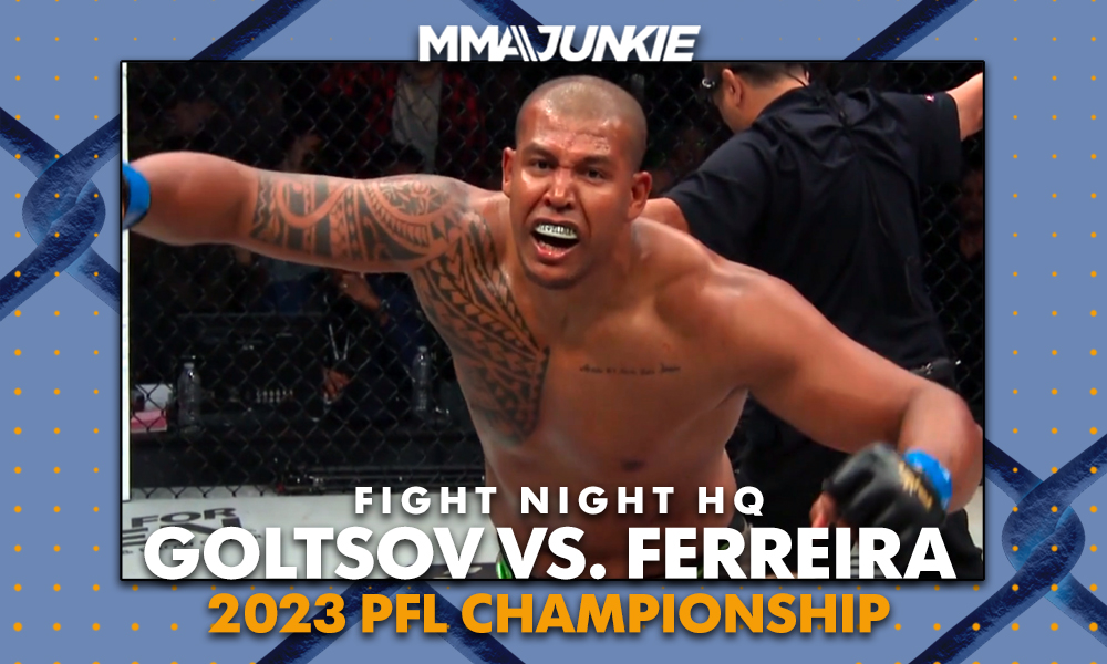 Renan Ferreira rallies, pounds out Denis Goltsov to win heavyweight crown | 2023 PFL Championship Fight Night HQ