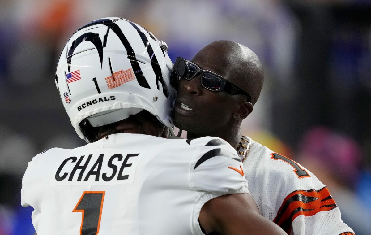 Chad Johnson promised to help Ja’Marr Chase pay the fine for an over-the-top TD celebration