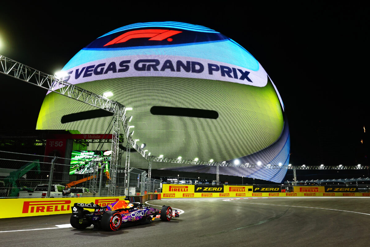 11 awesome Sphere photos from F1 Las Vegas Grand Prix practice