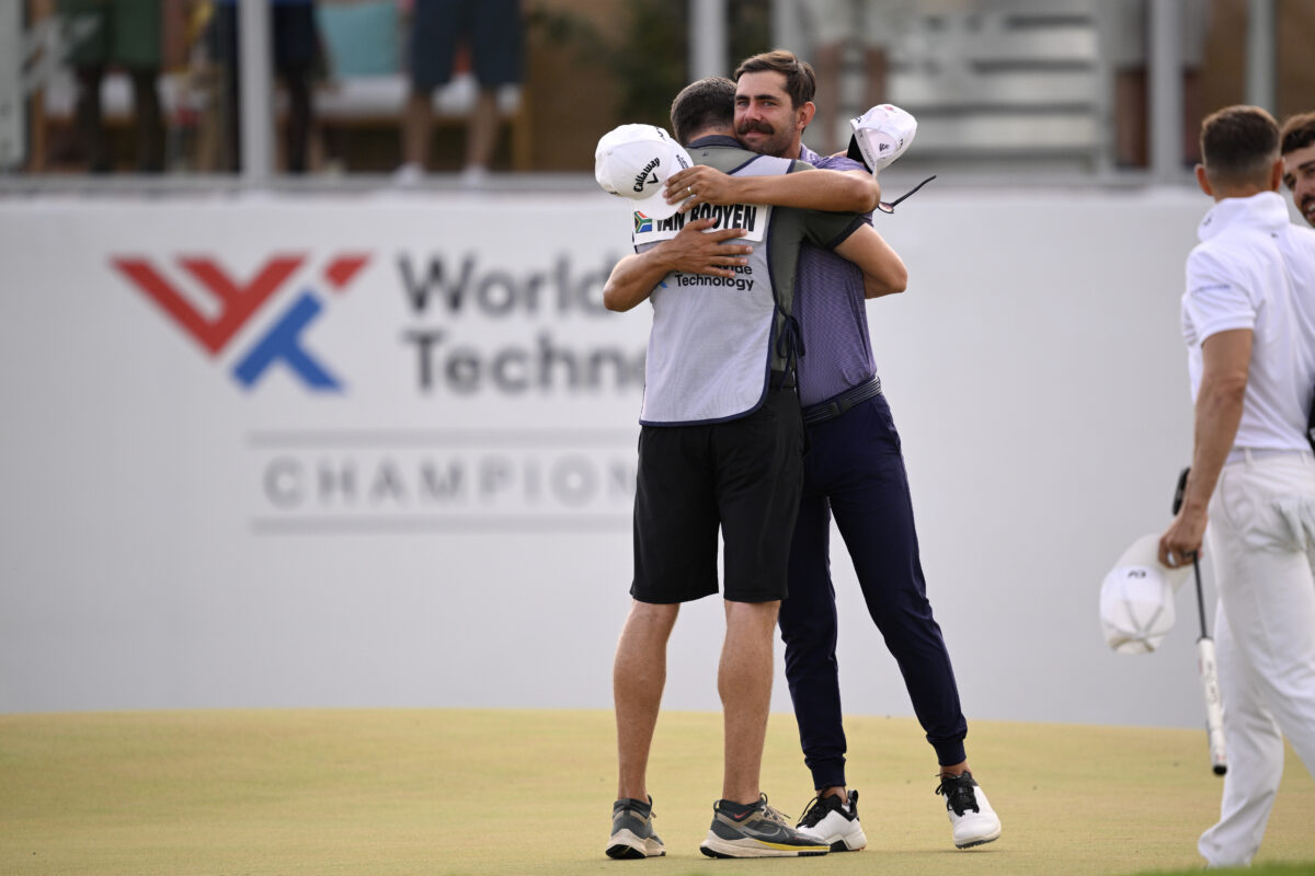 ‘Meant to be’: Erik van Rooyen wins 2023 World Wide Technology Championship for terminally-ill friend