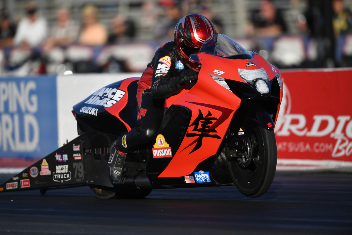 Herrera clinches NHRA PSM title during qualifying at Pomona