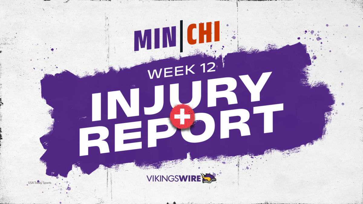 Vikings initial injury report has six big names