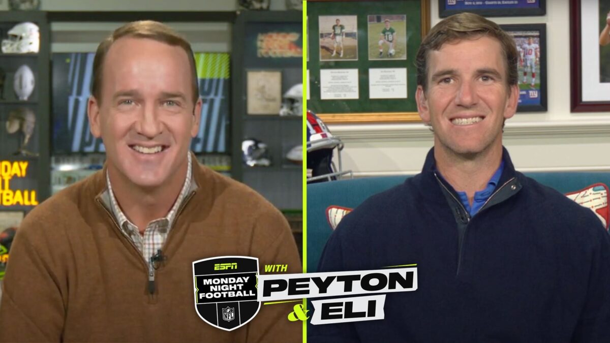 ManningCast schedule: What games will Peyton and Eli call in 2023?