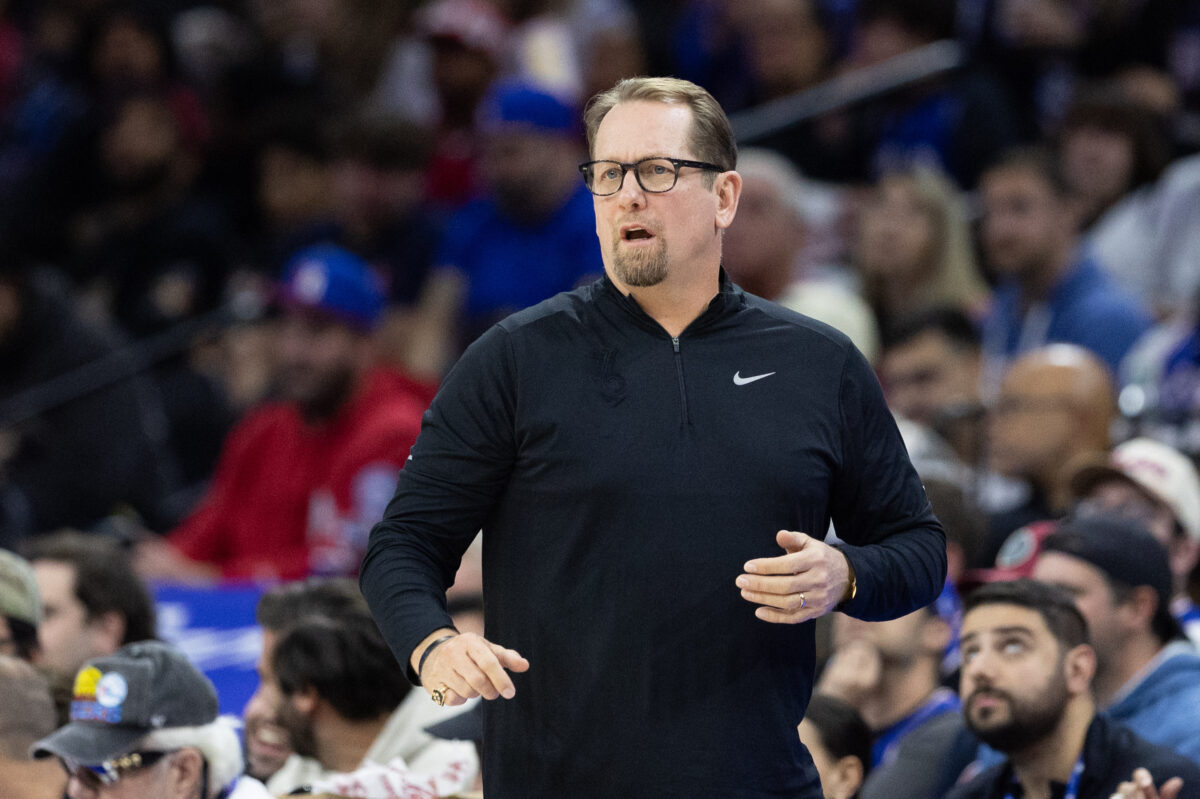 Sixers’ Nick Nurse talks Kelly Oubre Jr. starting, new guys getting time